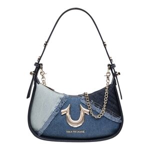 True Religion Blue Denim Shoulder Bag